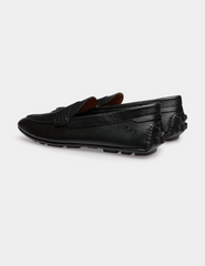 Kerbs Driver in Black Grained Leather