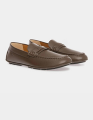 Kerbs Drivers In Brown Leather