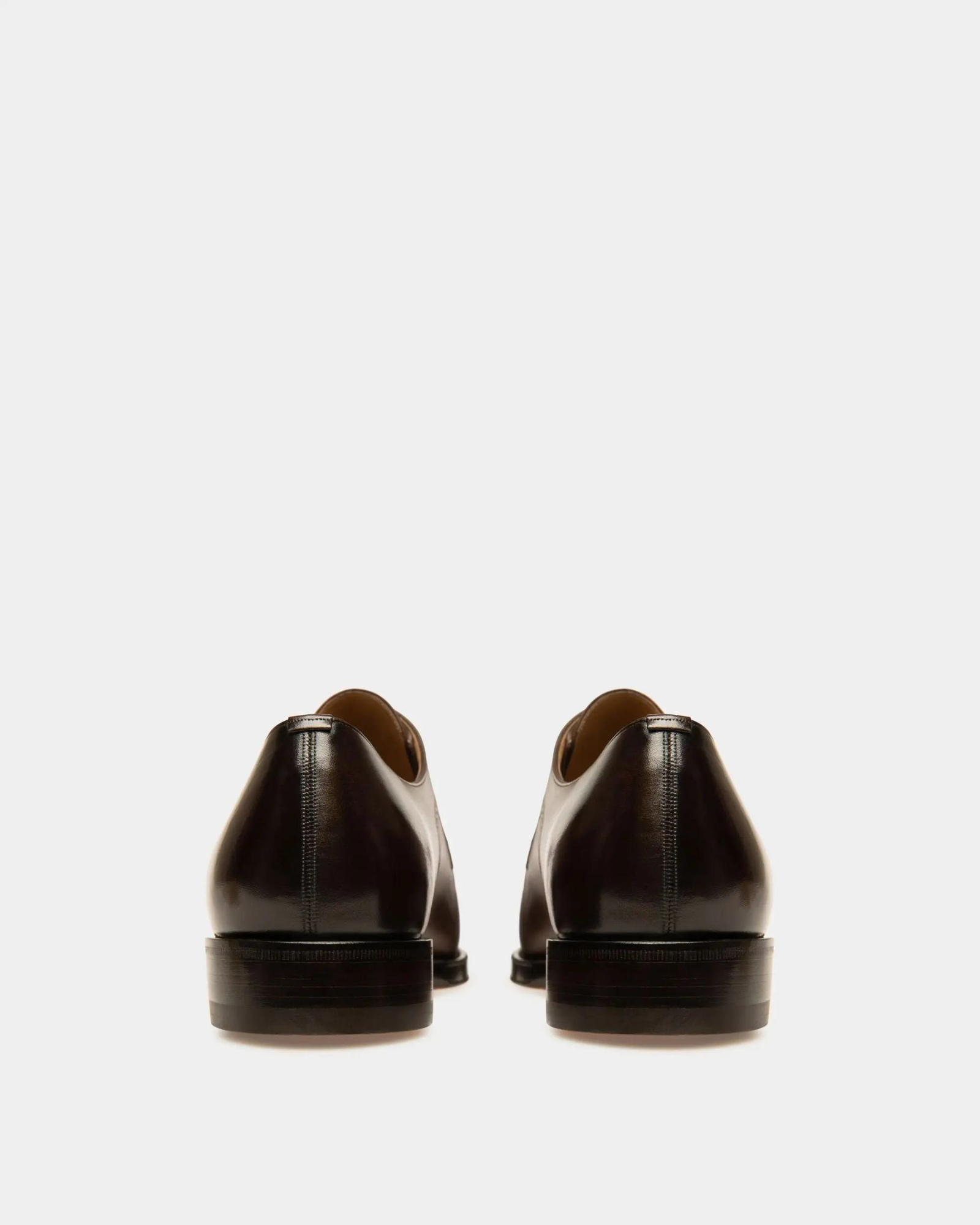 Scamardo Leather Derby Shoes In Brown