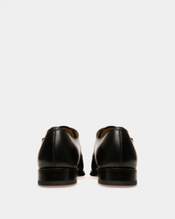 Scardino Men's Leather Monk Strap Shoe In Black
