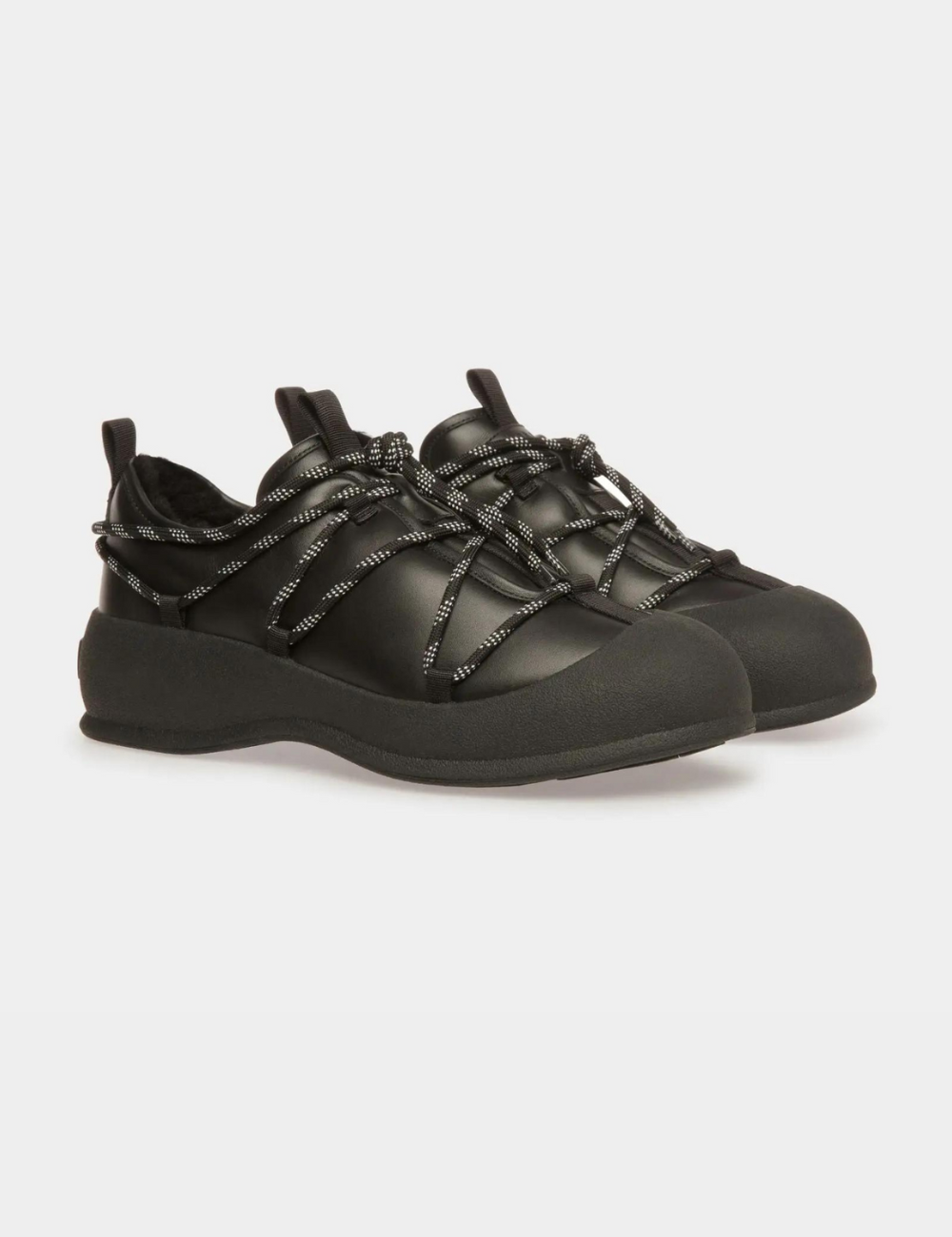 Frei Snow Boots In Black Leather