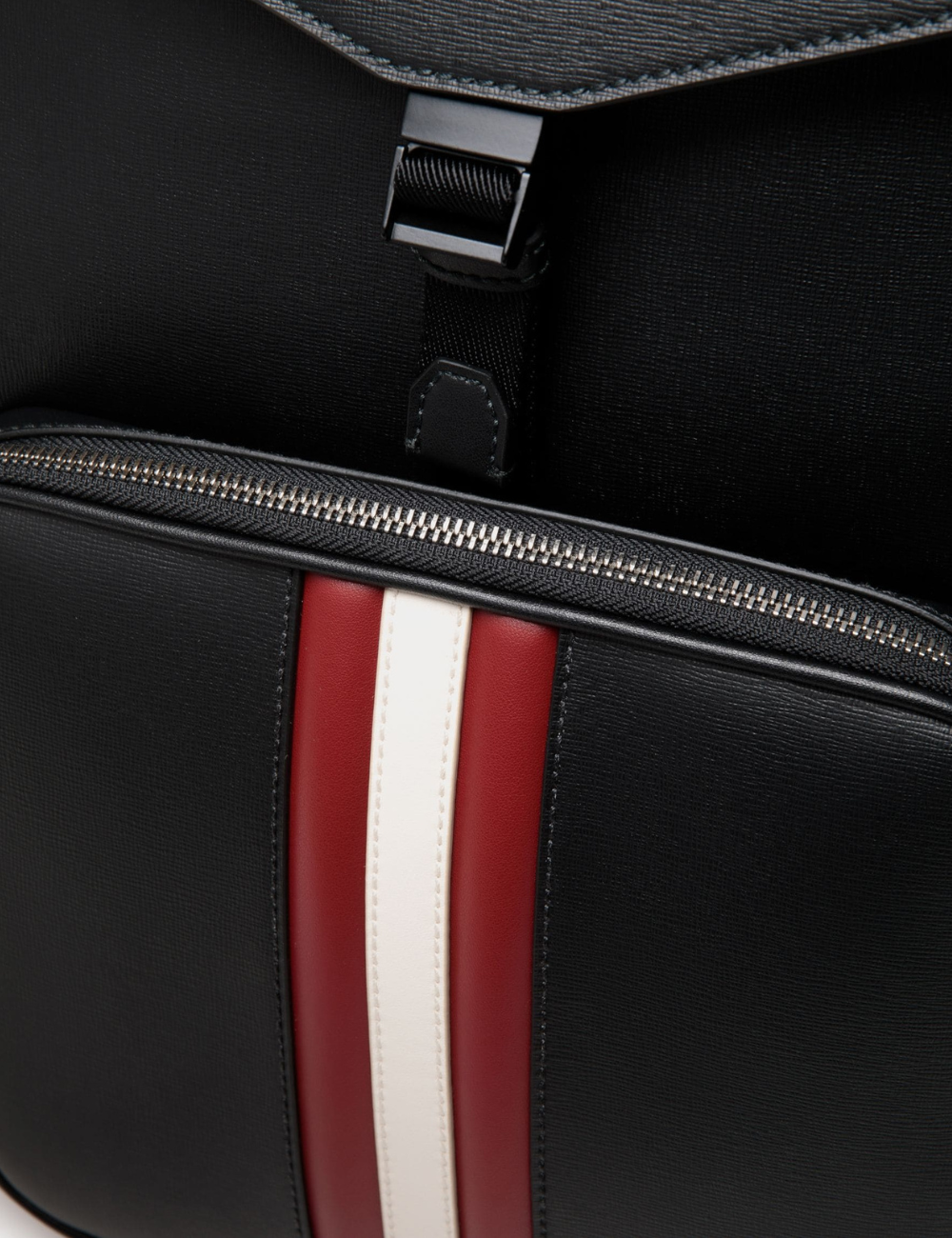 Mythos Backpack in Black Recycled Leather