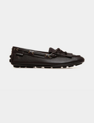 Kerbs Driver in brown Grained Leather