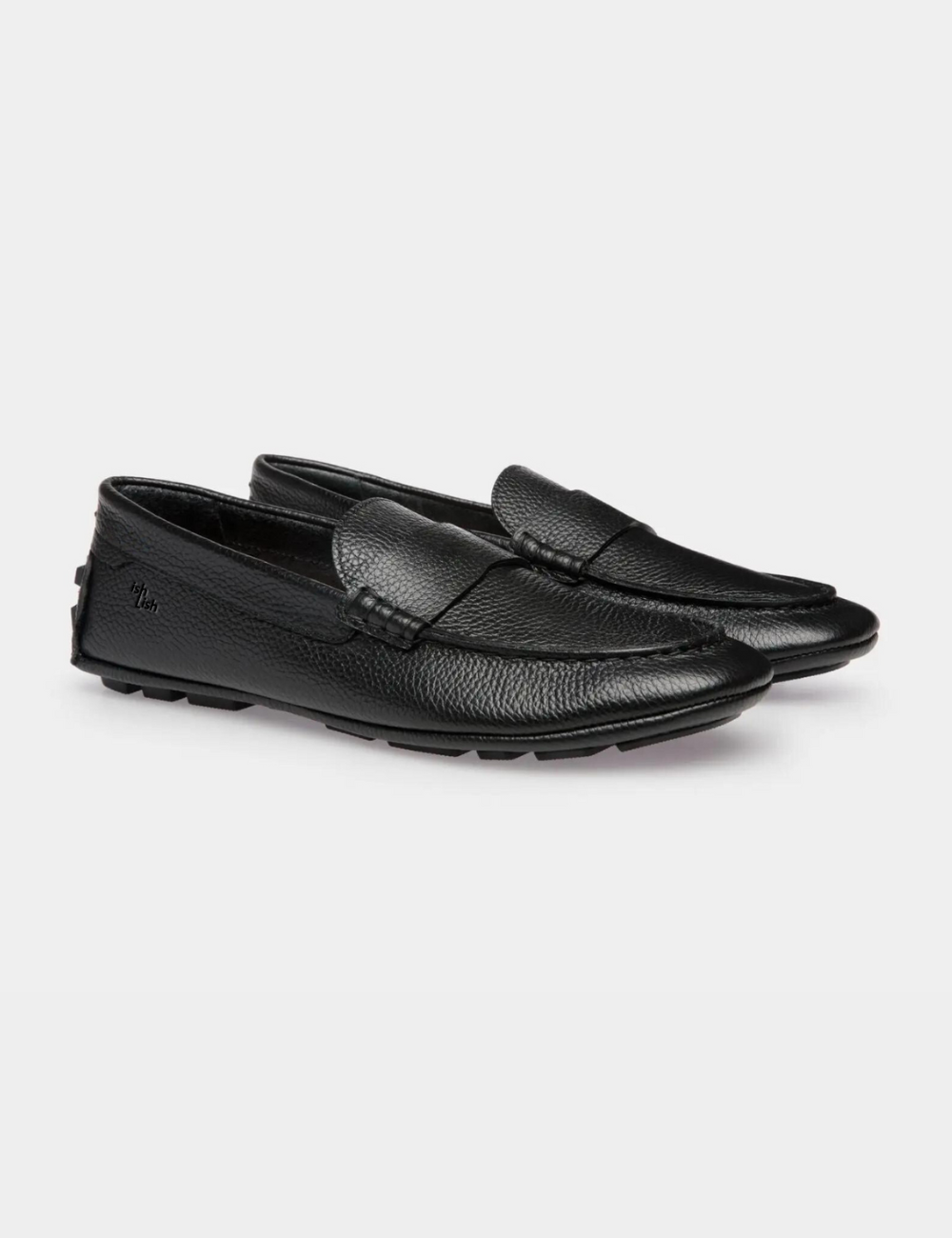 Kerbs Driver in Black Grained Leather