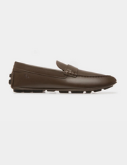 Kerbs Drivers In Brown Leather